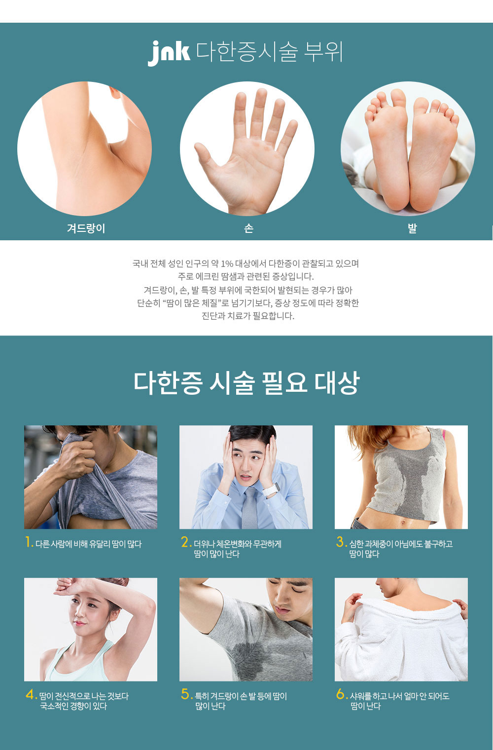 다한증치료대상